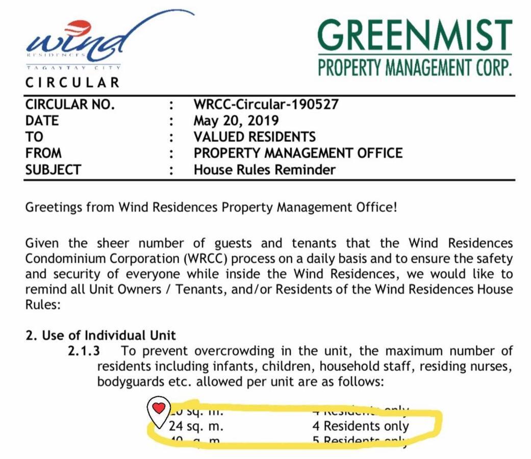 Sabina'S Place Wind Residences Tagaytay Tagaytay City Eksteriør billede
